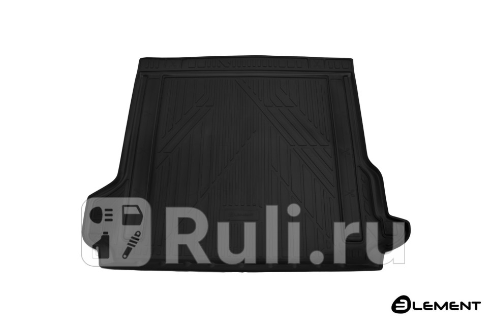 Коврик в багажник для Toyota Land Cruiser Prado 150 рестайлинг 2 2017-2020 Element ELEMENT48143B13 1550₽