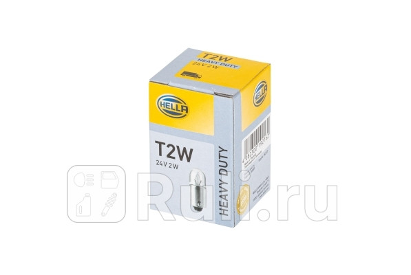 Лампа накаливания cтояночные огни и внутреннее освещение2w 24v ba9somn daf krone Hella 8GP 002 068-241 50₽