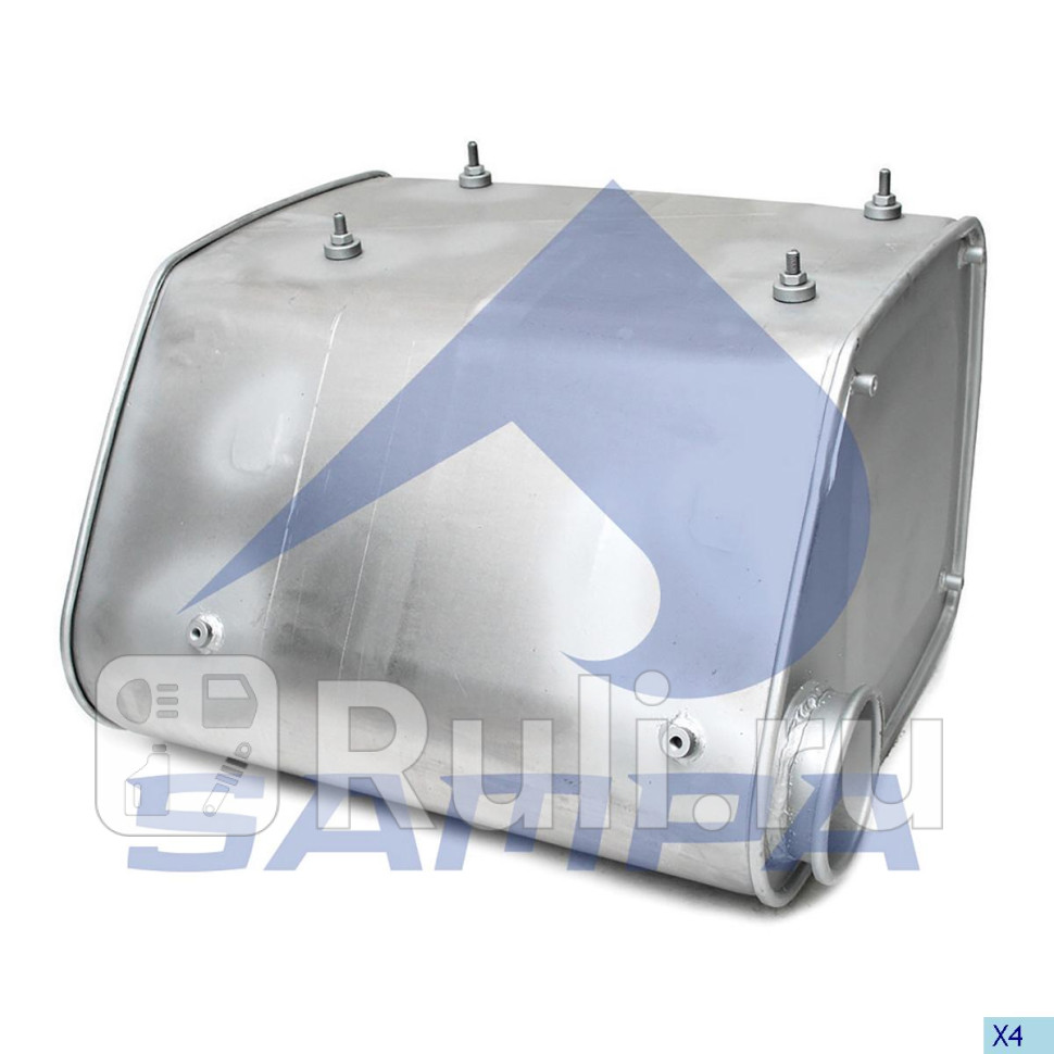 Глушитель основной Sampa 021210 0₽