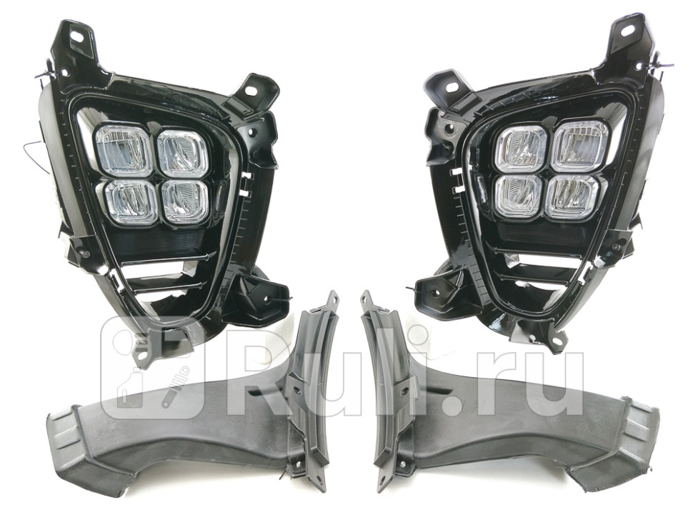Тюнинг-противотуманные фары комплект для Kia Sorento Prime 2018-2020 КИТАЙ CS-FOG-000113 18860₽