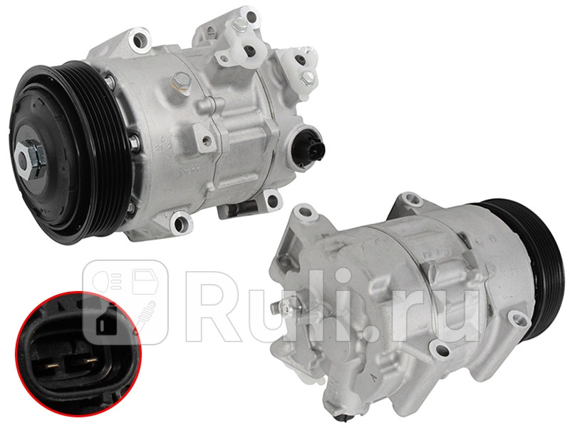 Компрессор кондиционера kia seltos 19- soul 19- SAT ST-245-0074 24400₽