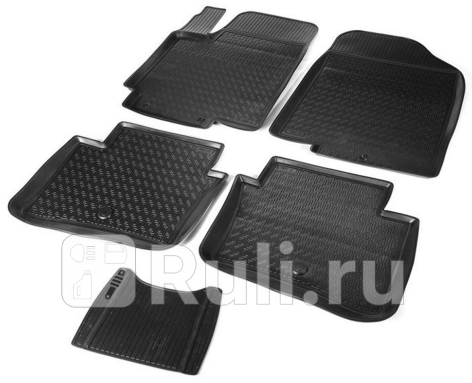 Коврики в салон 5 шт для Kia Rio 3 2011-2015 RIVAL 12803001 2560₽