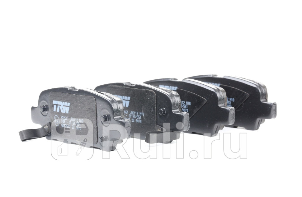 Колодки тормозные дисковые задние для Nissan X-Trail T31 2007-2011 TRW GDB3507 2940₽