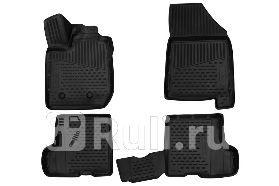 3d коврики в салон 4 шт для Lada XRAY 2015-2020 FORMAT FORMAT3D5238210k 4550₽