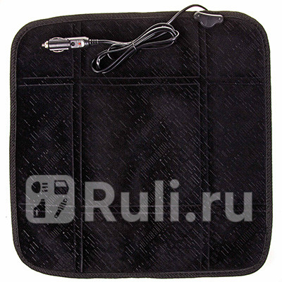 Подогрев сидений черный SKYWAY без спинки 25А-3А 43х43 см 1 шт SKYWAY S02203003 1330₽