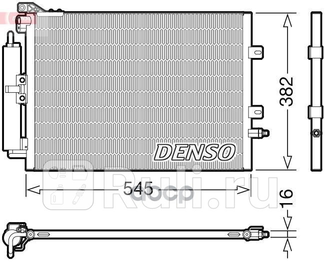 Радиатор кондиционера DENSO DCN23040 0₽