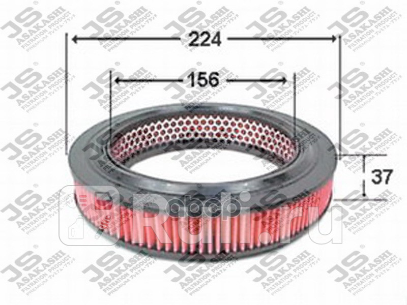 Фильтр воздушный JS Asakashi A442J 0₽