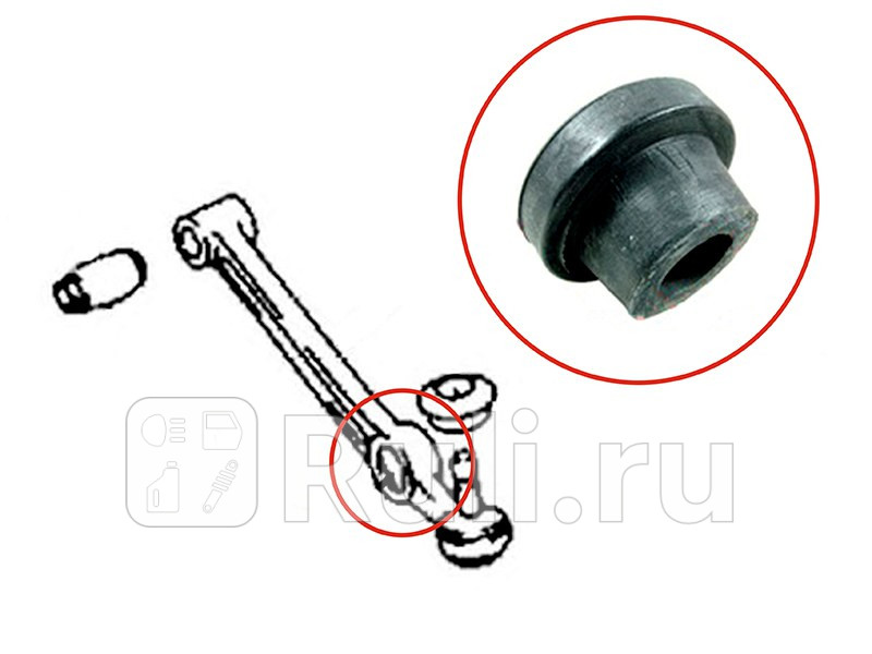 Сайлентблок FR переднего нижнего рычага патиссон MAZDA 121 DEMIO FORD FESTIVA 98-02 SAT ST-D201-34-300C 140₽