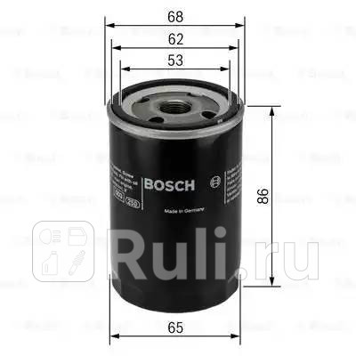 Фильтр масляный для Fiat Sedici 2005-2014 BOSCH 0 451 103 276 750₽