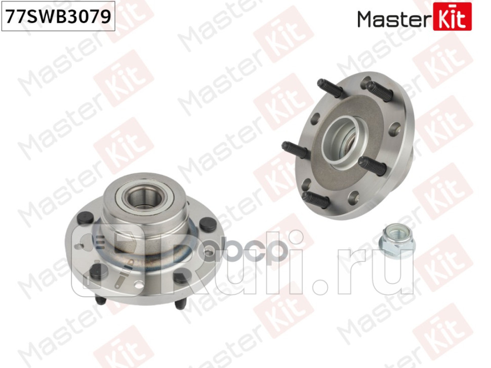 Ступица с подшипником FORD TRANSIT 06- зад ABS 8001300KG MASTERKIT 77SWB3079 8160₽