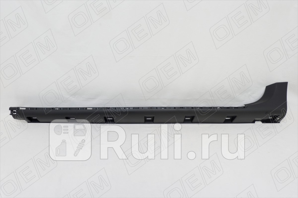 Накладка на порог левая для Renault Duster 2010-2015 OEM OEM2401L 4160₽