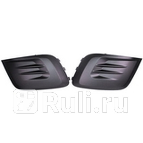 Решетка переднего бампера комплект для Citroen Berlingo B9 рестайлинг 2 2015-2021 Polcar 23U12710 2160₽