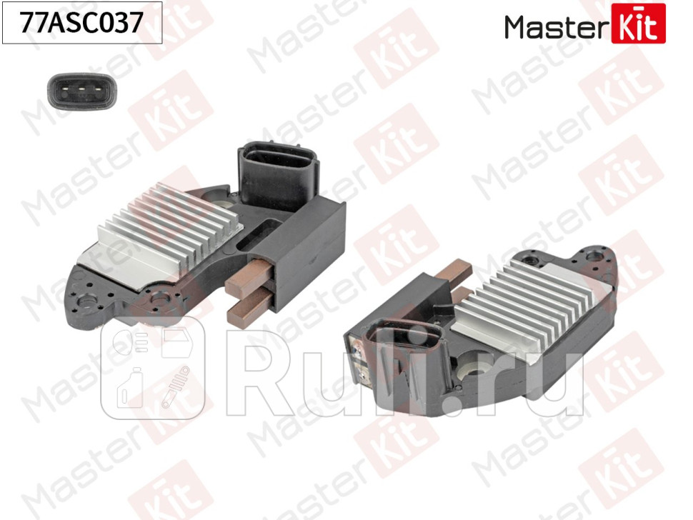 Регулятор напряжения генератора GEELY MK 77ASC037 MASTERKIT 77ASC037 2040₽