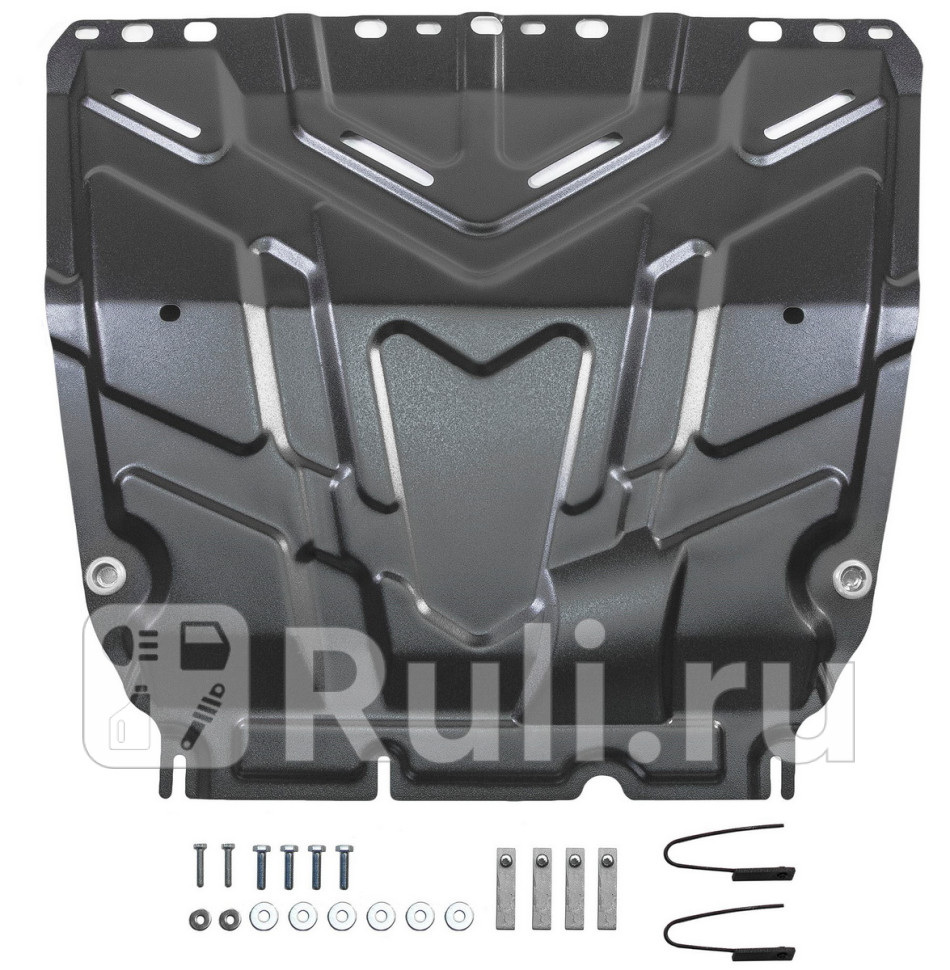 Защита картера кпп комплект крепежа для Ford Focus 2 рестайлинг 2008-2011 AutoMAX AM18501 3390₽