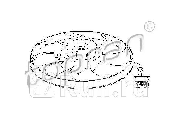 Вентилятор охлаждения двигателя HANS PRIES 111 449 001 6450₽