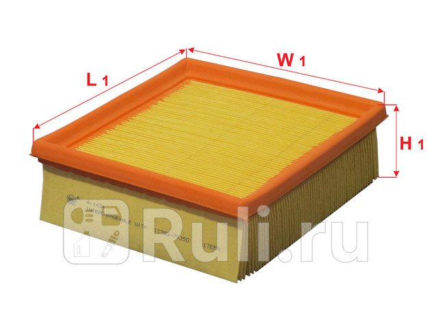 Фильтр воздушный SAKURA A1434 90₽