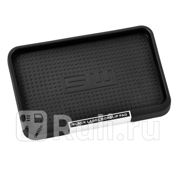 Коврик на панель приборов противоскользящий 170х112 мм SKYWAY черный SKYWAY S00401003 600₽