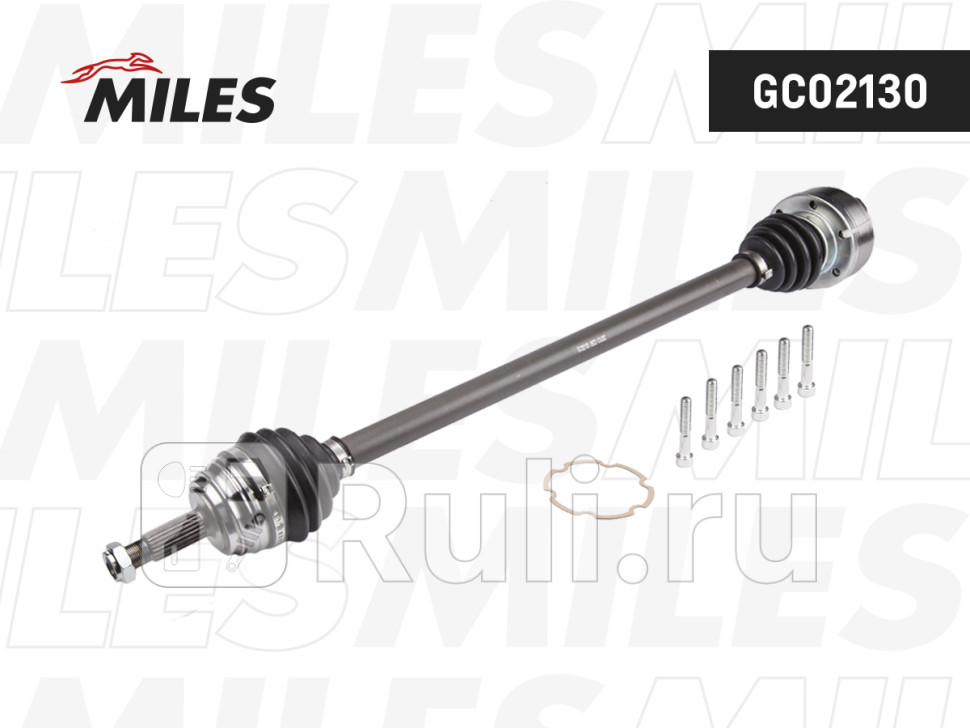 Привод в сборе VW GOLF IIPOLO III 16-19SDI 83-04 прав MILES GC02130 8790₽
