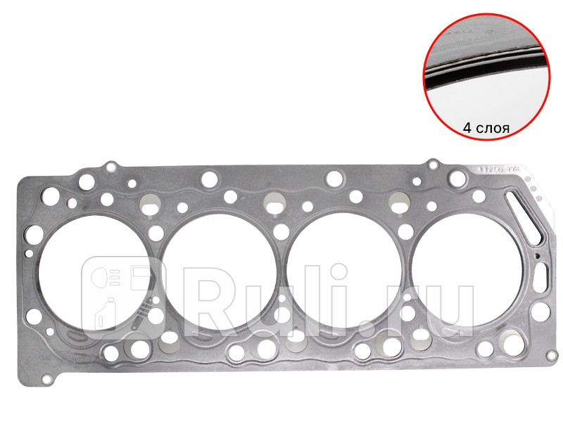 Прокладка ГБЦ MITSUBISHI L200PAJEROMONTERO SPORT 4D56 HP 25 C SIZE T-145 01- OEM оригинал MD377774 8910₽