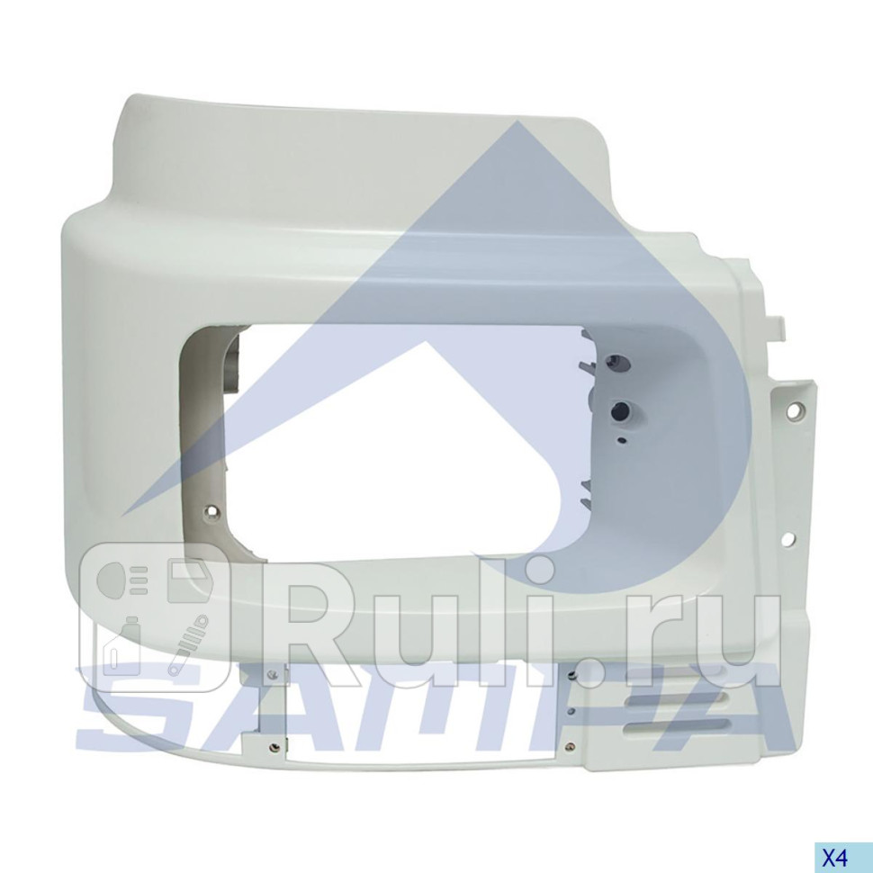 Рамка фары правой Sampa 18300081 0₽