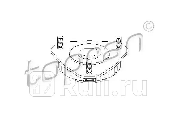 Опора амортизатора HANS PRIES 302 238 001 0₽
