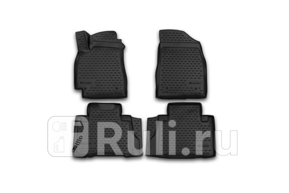 3d коврики в салон 4 шт для Geely Emgrand X7 2013- Element CARGEE10001 2830₽