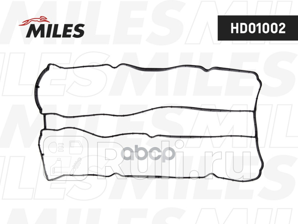 Прокладка клапанной крышки FORD FIESTAFOCUSMAZDA 3 125-16 16V ZETEC 95- MILES HD01002 850₽