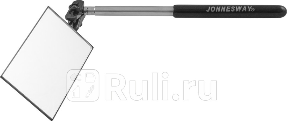 Телескопическое зеркало прямоугольное (50х92 мм)  JONNESWAY AG010033