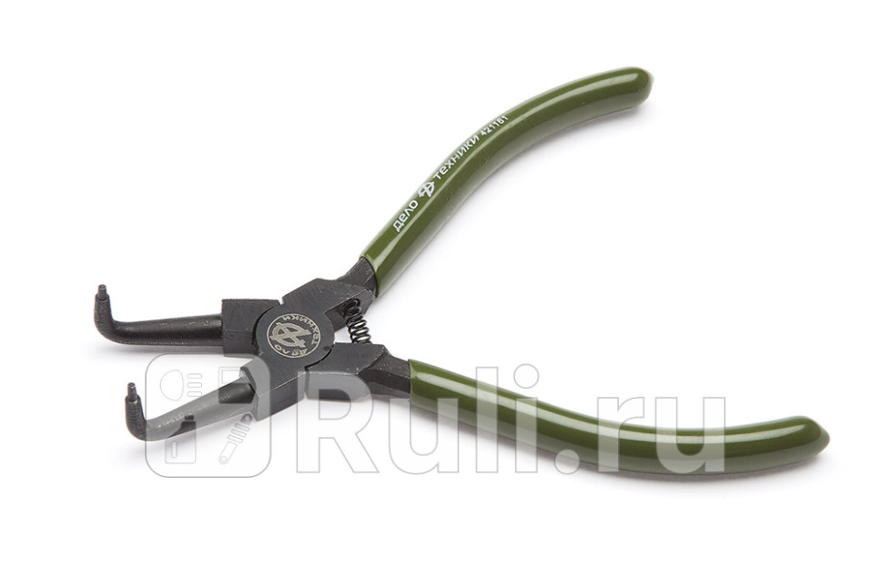 Съемник внутренних стопорных колец загнутый 180мм ДТ606 Дело Техники 421181 0₽