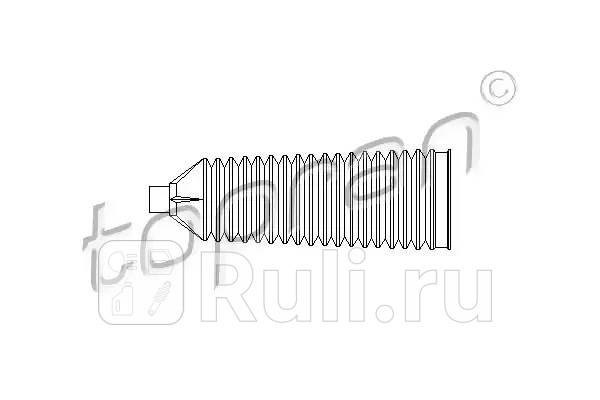 Пыльник рулевого механизма HANS PRIES 302 441 001 0₽