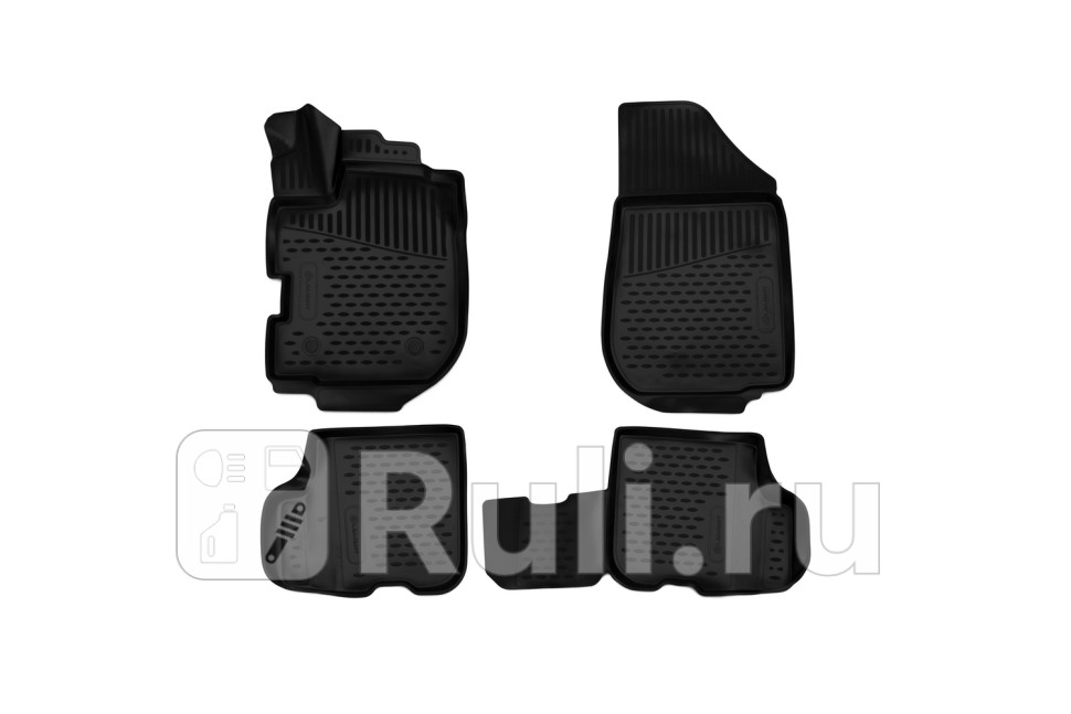 3d коврики в салон 4 шт для Renault Sandero 2018- Element ELEMENT3D4155210k 1570₽