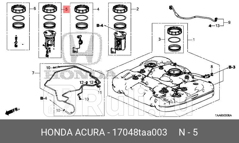 Фильтр топливный в бак 17048-taa-003 stepwgn HONDA 17048TAA003 0₽