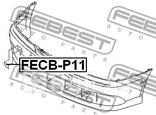 Заглушка буксировочного крюка FEBEST FECB-P11 450₽