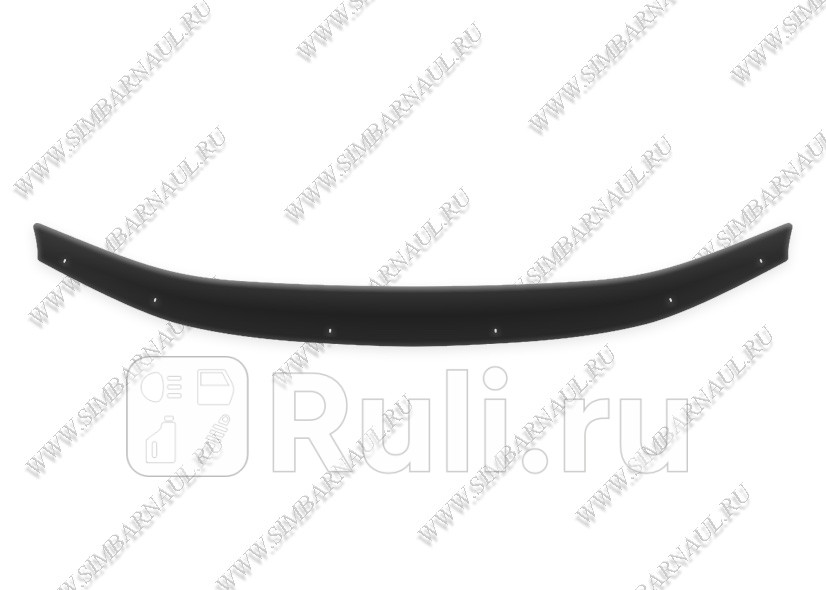 Дефлектор капота для Mitsubishi Outlander 3 2012- SIM NLDSMIOUT1212 3680₽