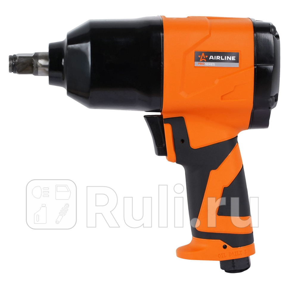 Гайковерт пневматический ударный композитный 12DR 330Нм PRO AIRLINE ATAZ123 4740₽