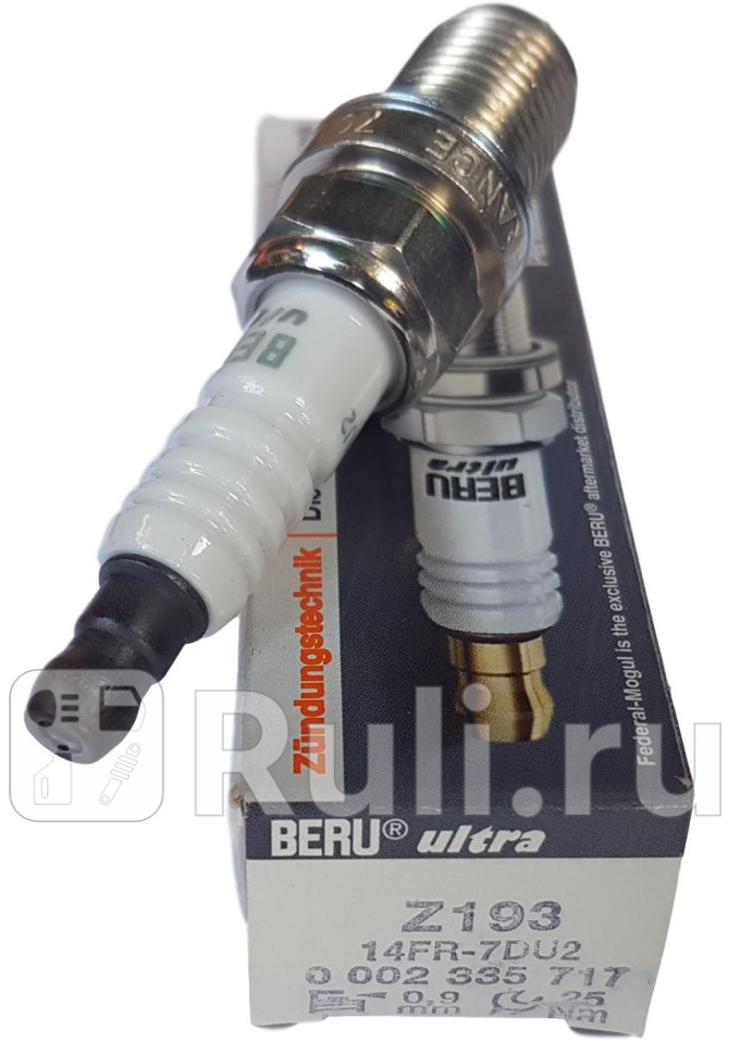 Свеча зажигания (1 шт.) для Audi A6 C6 рестайлинг (2008-2011) BERU Z193