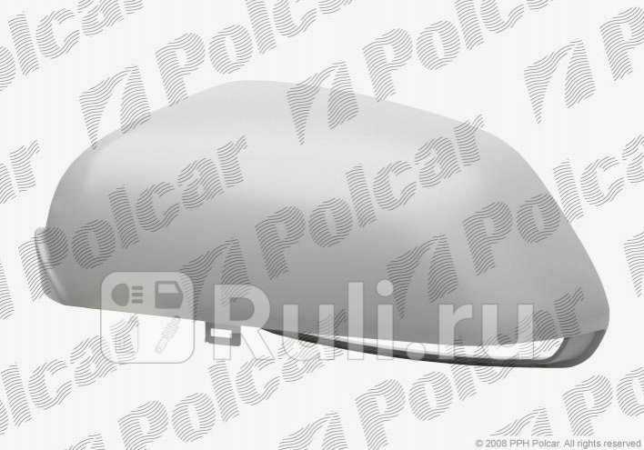 Крышка зеркала левая для Skoda Octavia A5 2004-2009 Polcar 692254PM 1530₽