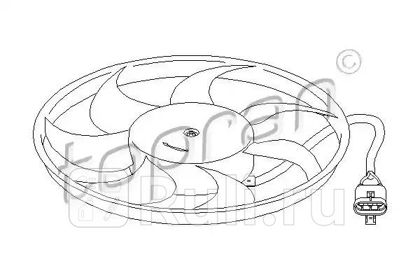 Вентилятор охлаждения двигателя HANS PRIES 207 210 001 8290₽