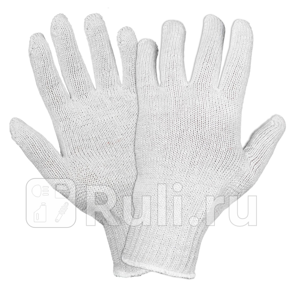 Перчатки трикотажные ХБ белые 1 пара 75 класс65г мод 504 AIRLINE ADWG024 80₽