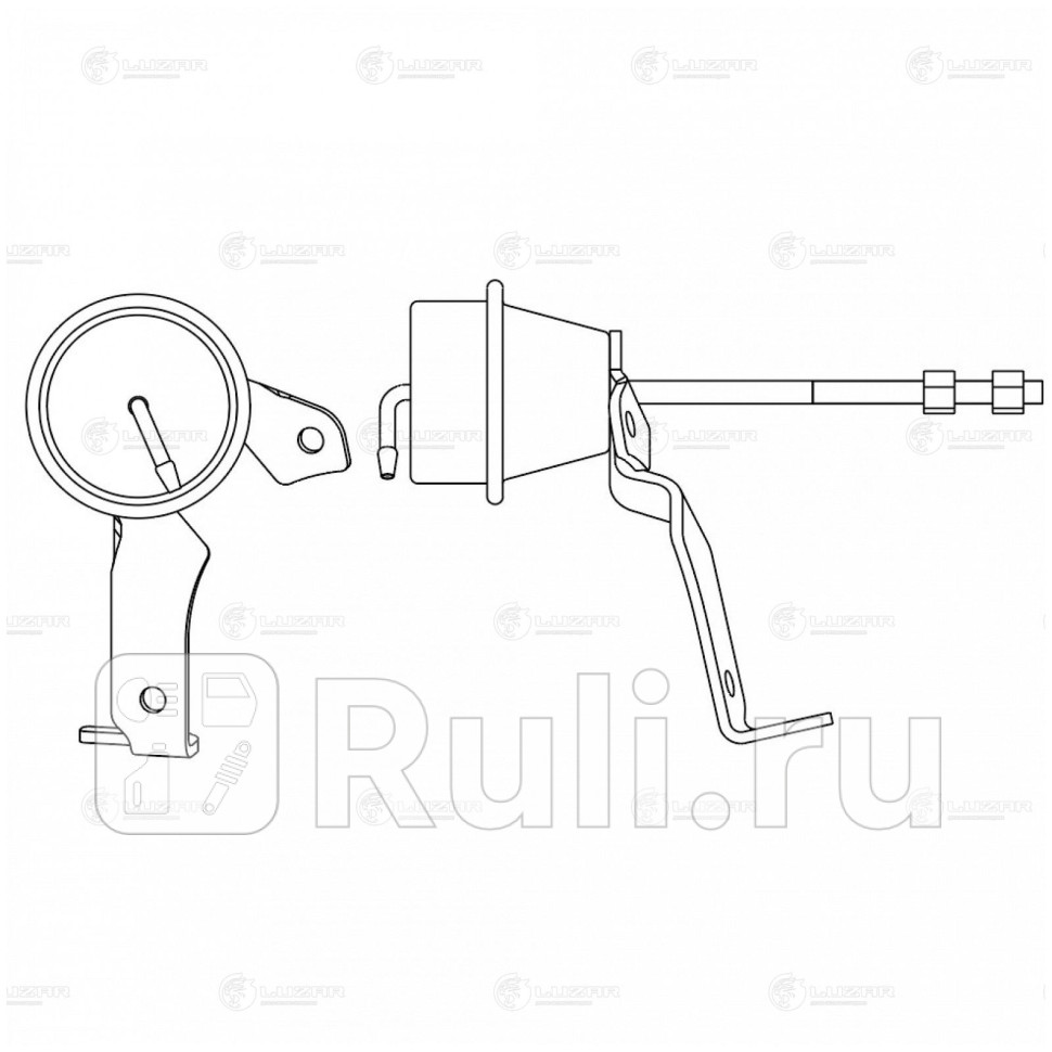 Актуатор турбокомпрессора для ам Renault Duster 10-Megane 02- 15d K9K тип KP35 LTC 0903 LUZAR LTC0903 2930₽