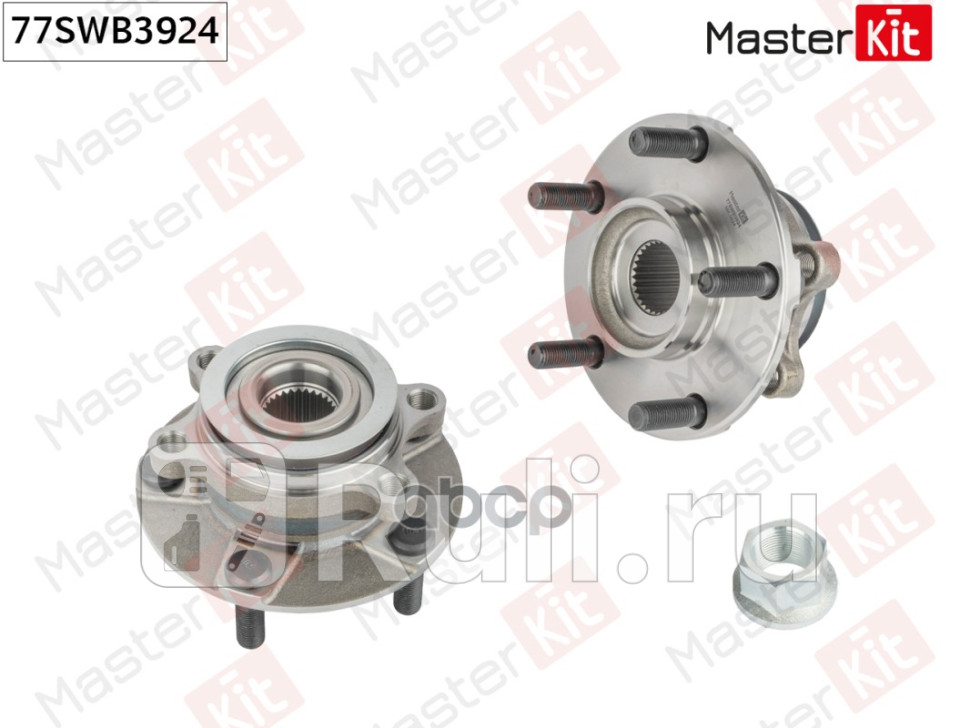 Ступица с подшипником NISSAN QASHQAI IX-TRAILJUKERENAULT KOLEOS 07- пер MASTERKIT 77SWB3924 5880₽