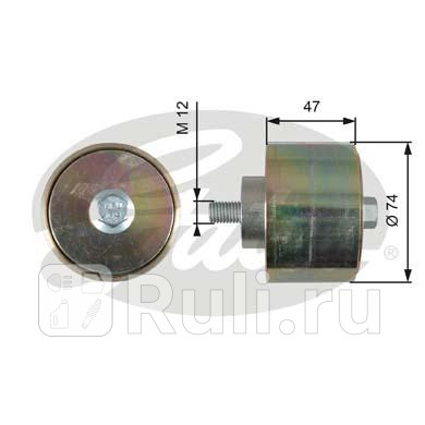 Направляющий ролик привода вспомогательных агрегатов FleetRunner GATES T36195 7710₽