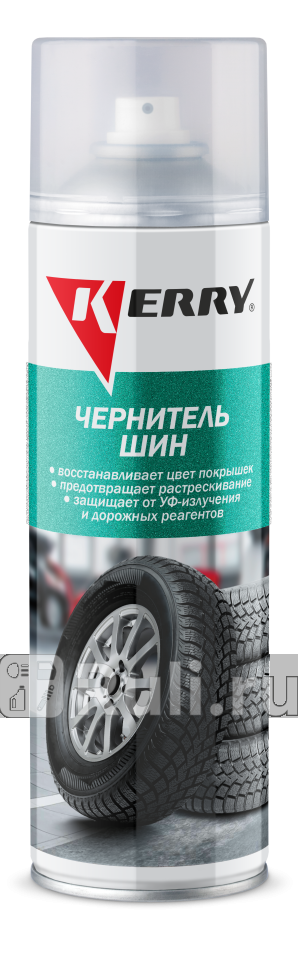 Чернитель шин Kerry аэрозоль 650мл KERRY KR-953 480₽