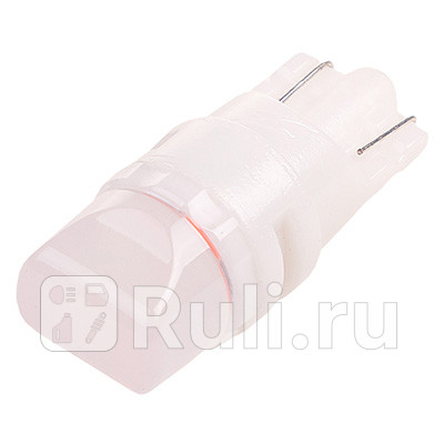 Автолампа диод T10 W5W 12V 3 SMD диода 1-конт Красная SKYWAY Салон габариты номер стопы SKYWAY S08201386 70₽