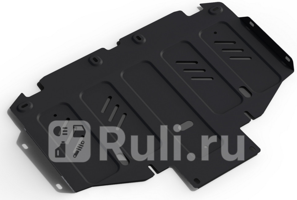 Защита поддона двигателя и радиатора для Hyundai Starex H1 2015-2018 АвтоБроня 111023341 7410₽