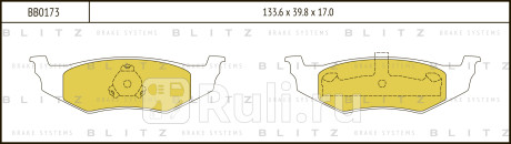 Колодки тормозные дисковые задние chrysler sebring stratus neon 94- BLITZ BB0173  для Разные, BLITZ, BB0173