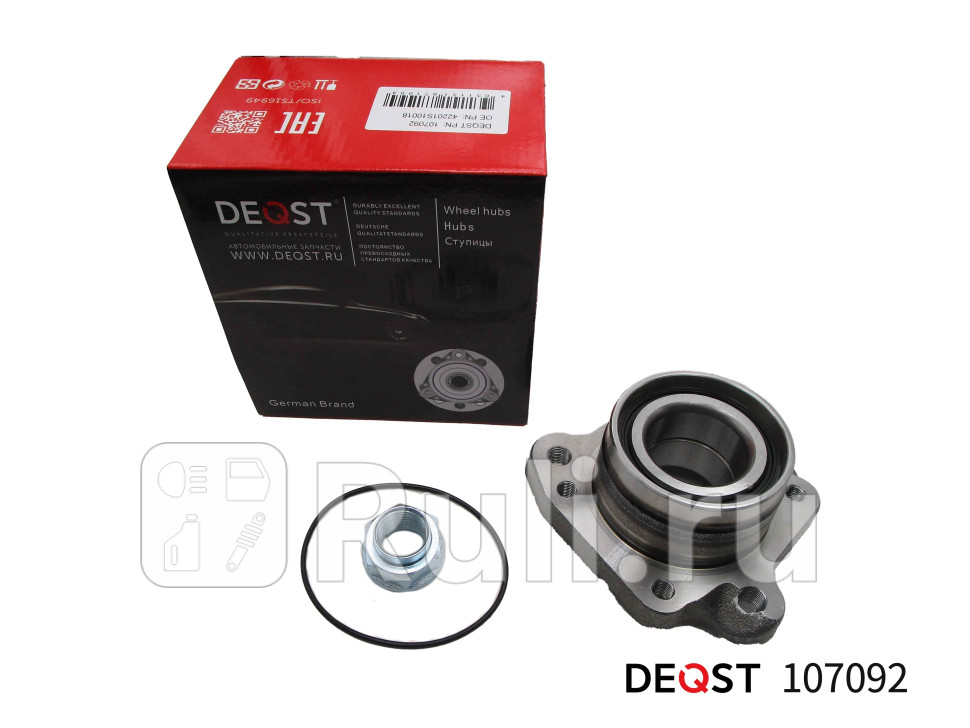 Cтупица колеса с подшипником задняя левая honda cr-v i rd 20 16v -022002 DEQST 107092 2220₽