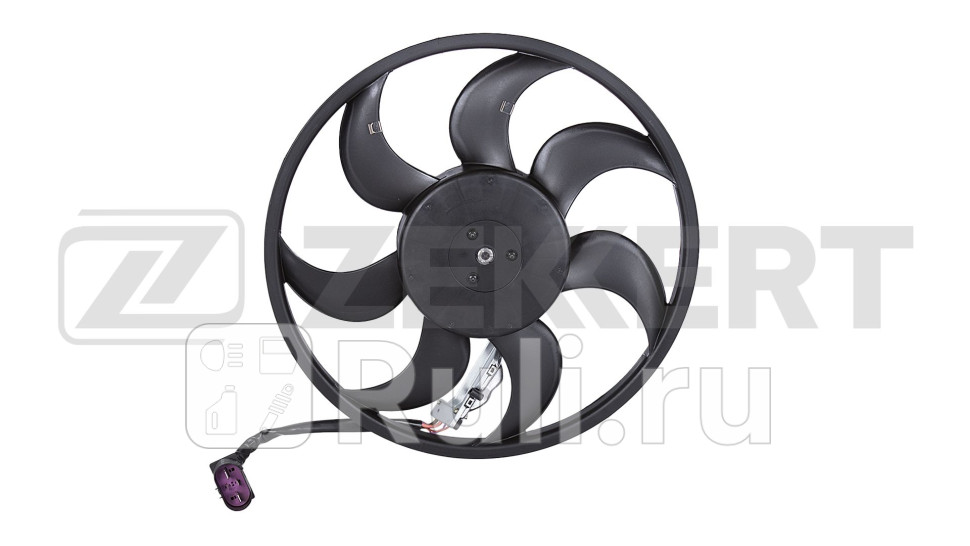 Вентилятор радиатора VW Touareg 02- Audi Q7 06- Porsche Cayenne 03- Zekkert mk-7086 12070₽