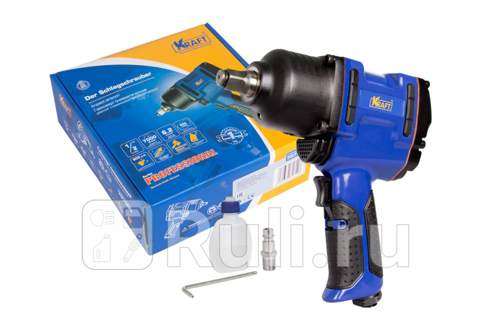 Гайковерт пневматический 12 KRAFT ударный 900 нм KRAFT KT 707003 10940₽