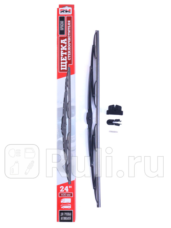 Щетка стеклоочистителя 600 мм каркасная Truck Line для грузовиков RedMark RM70124 390₽